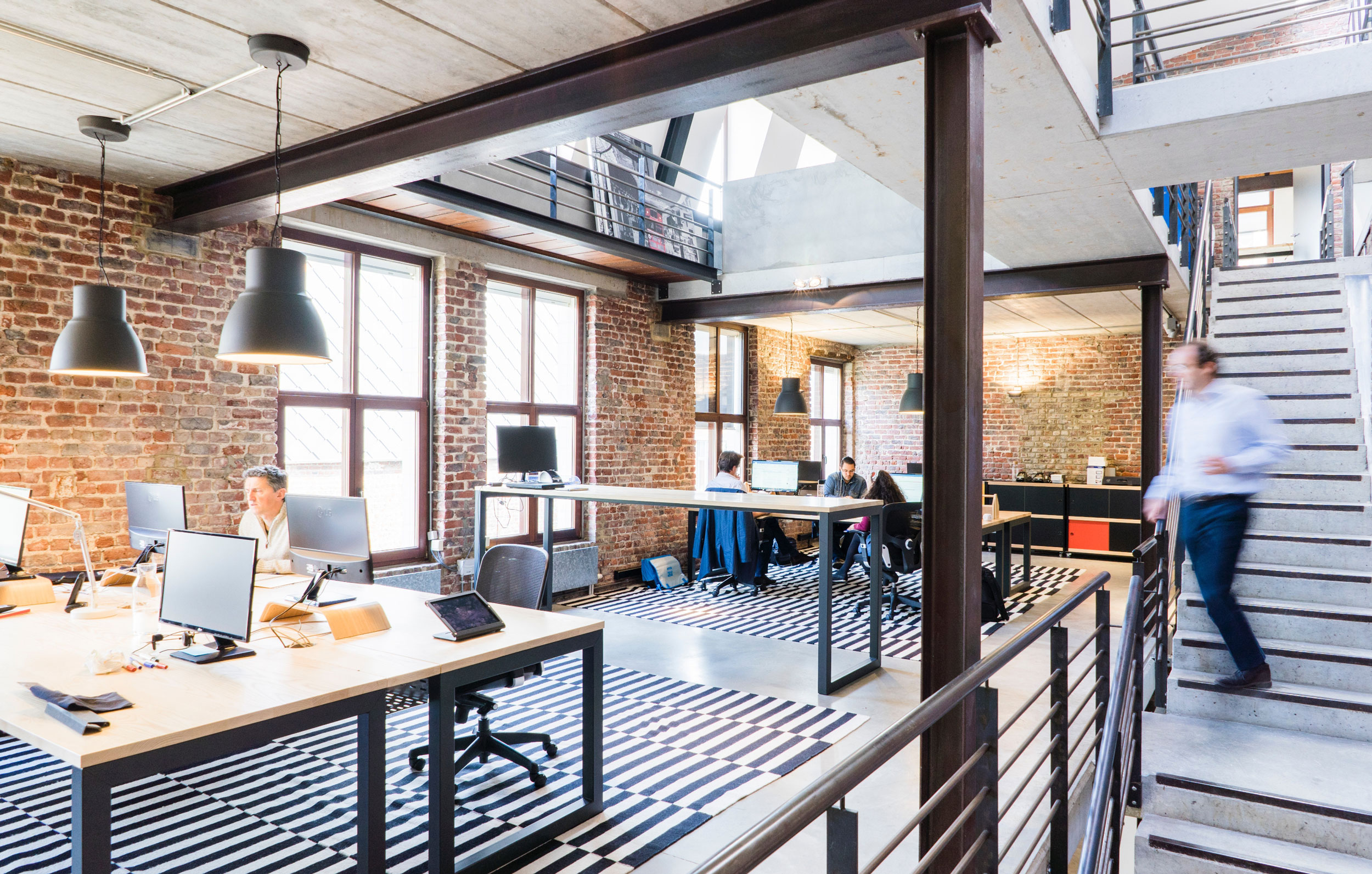 Interiör från kontor som Henda hjälpt till att bygga om